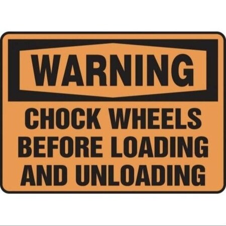Accuform OSHA WARNING SAFETY SIGN CHOCK FRMVHR331XT FRMVHR331XT